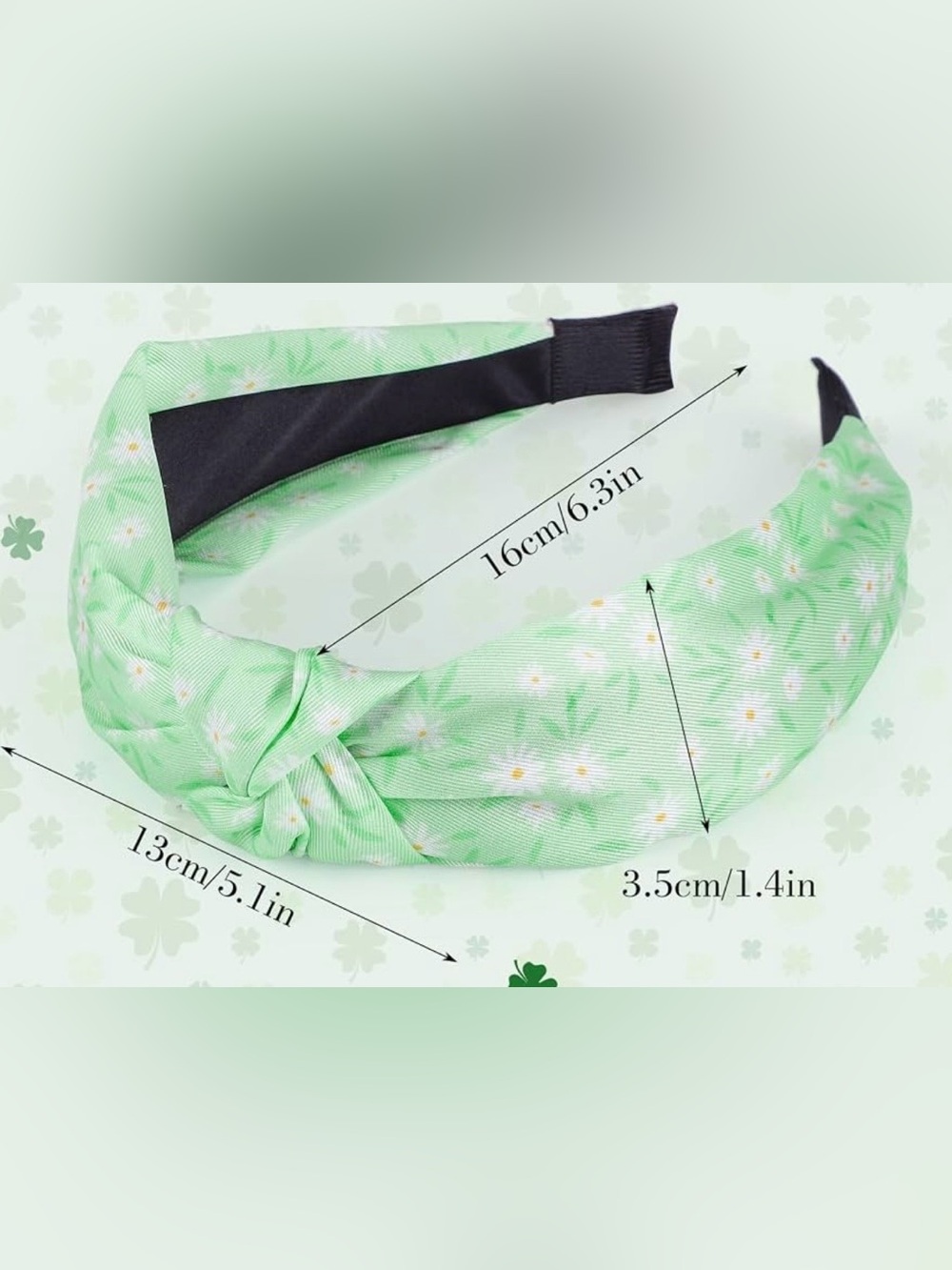 Obeoby Green Headband 4 Piece Set - Picture 4 of 6